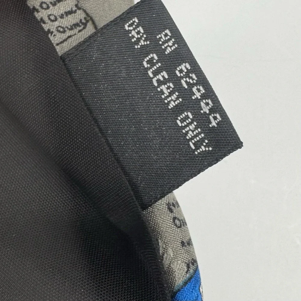 VTG Nicole Miller Caviar Cocktail Novelty Silk Tie 1995 Gray